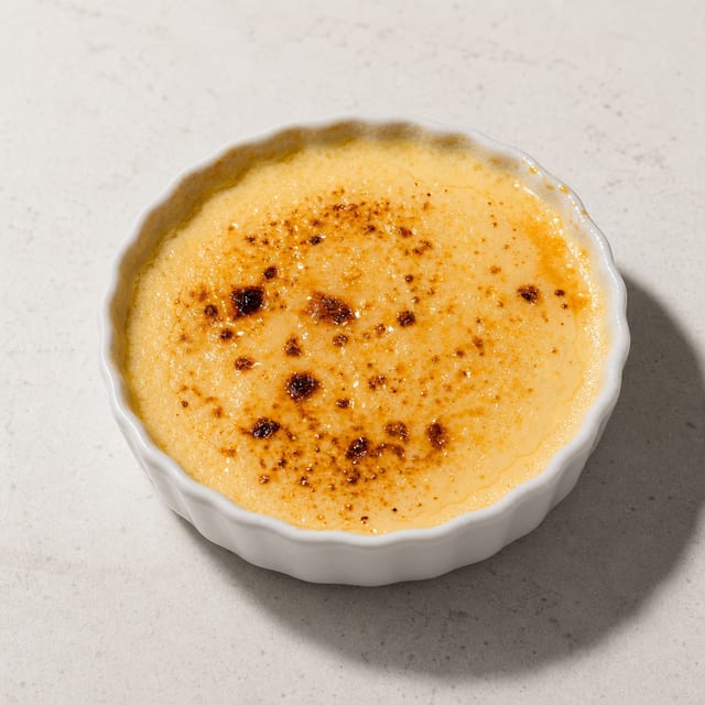 VANILLA CREME BRULEE.
